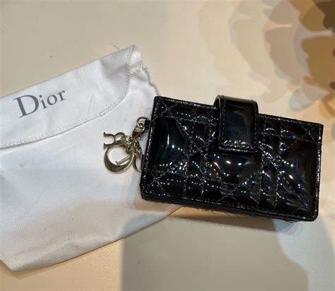 lady dior card holder